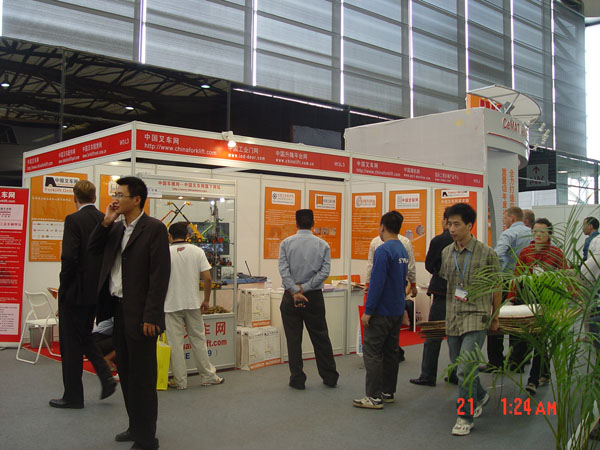 中国叉车网在展会上