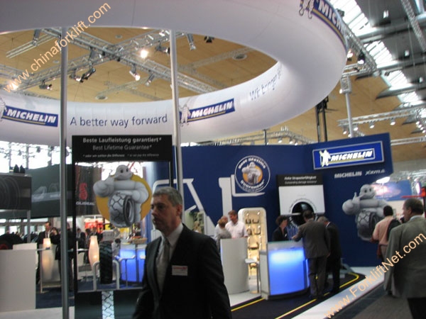 Michelin在展会上
