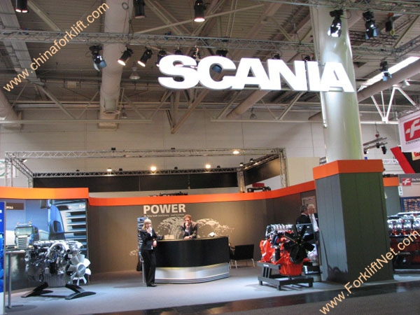 SCANIA(发动机)在展会上