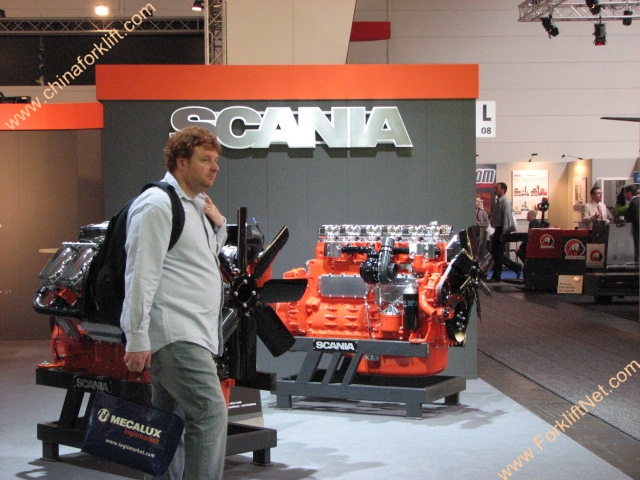 SCANIA(发动机)在展会上