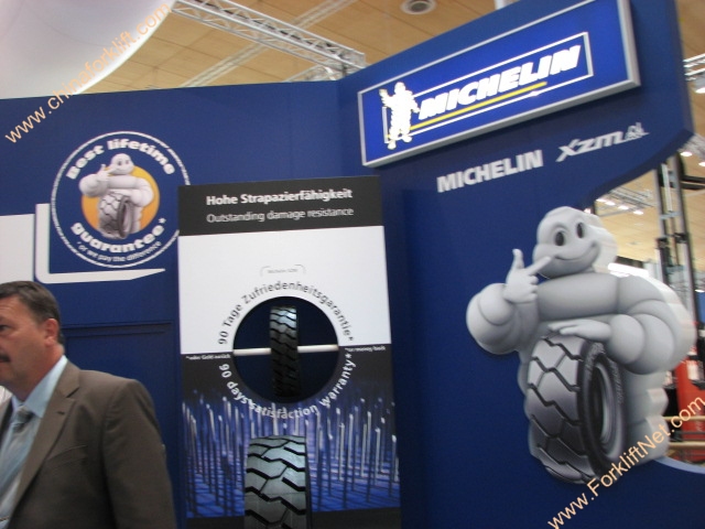 Michelin在展会上