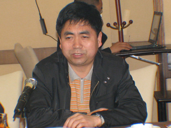 宝鸡双力叉车制造有限公司总经理刘刚讲话