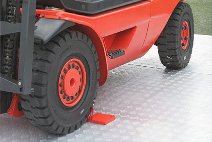 林德叉车点燃打火机