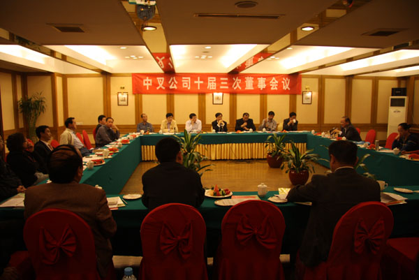 中叉公司十届三次董事会议(2009年)