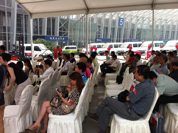 “林德叉车川藏之旅”活动现场