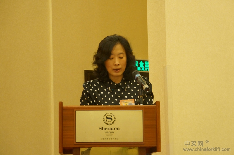 分会秘书长张洁做CITA事会财务报告