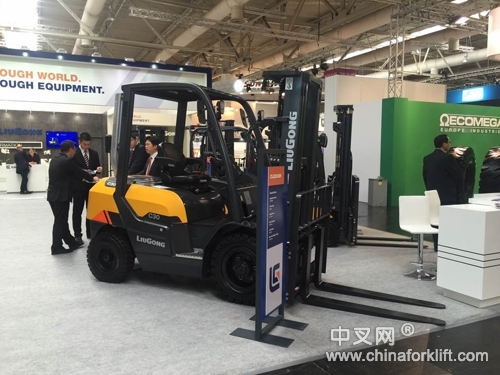 柳工C系列叉车“首秀”德国汉诺威国际物流展