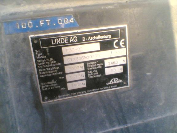 3吨林德电动集装箱叉车 13052469082 30E