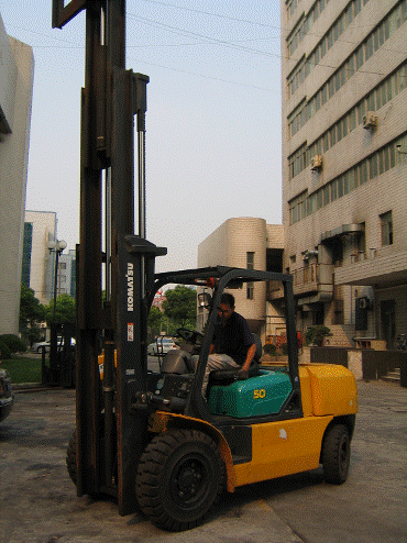 上海金玖：小松5吨柴油车/5吨合力车 小松FD50AT/合力CPCD50