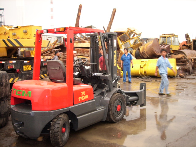 出售二手3吨TCM夹抱叉车 3吨