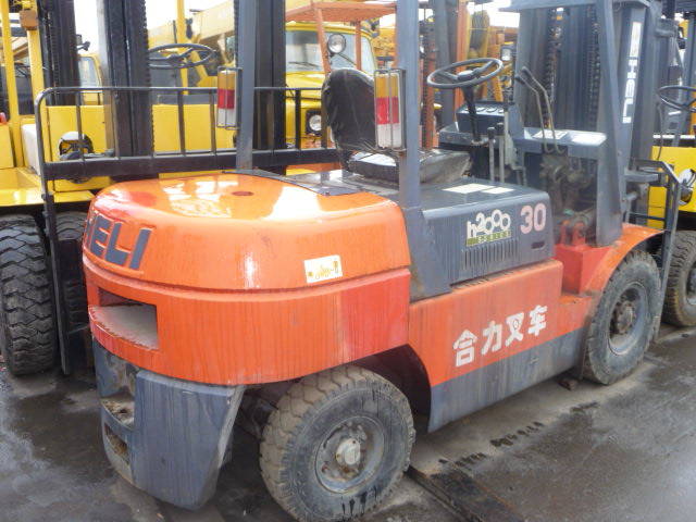 供应九成新二手3吨合力叉车,保修半年 CPCD30