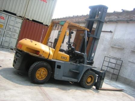 中国二手叉车网 二手8吨集装箱低价出售 集装箱叉车价格 8T