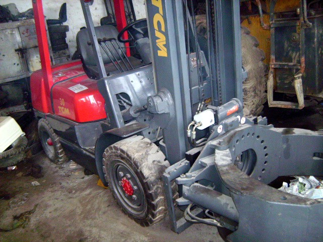 二手3吨圆夹抱叉车 CPCD-3T