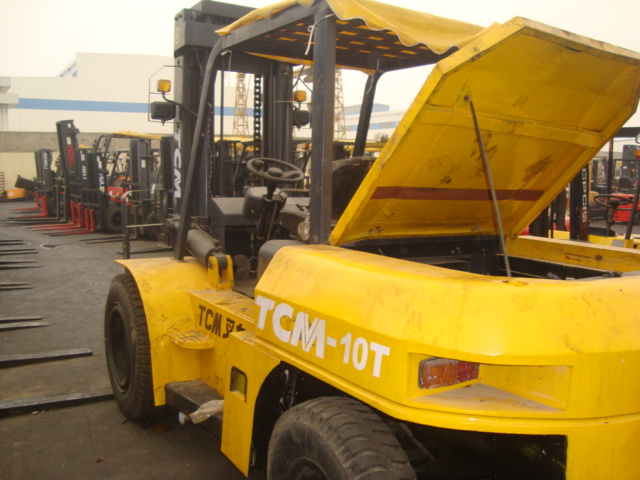最新低价供应二手TCM叉车 进口柴油叉车价格 7T