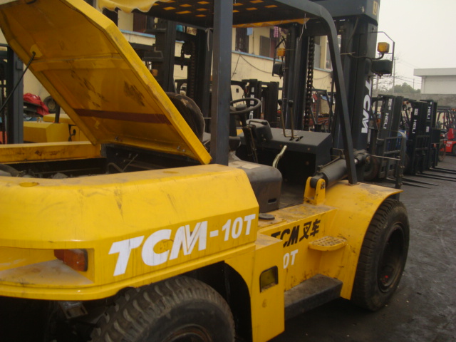 最新低价供应二手TCM叉车 进口柴油叉车价格 7T