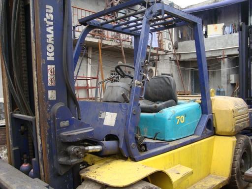 陕西大同二手叉车市场 进口小松叉车 5吨柴油叉车 5T