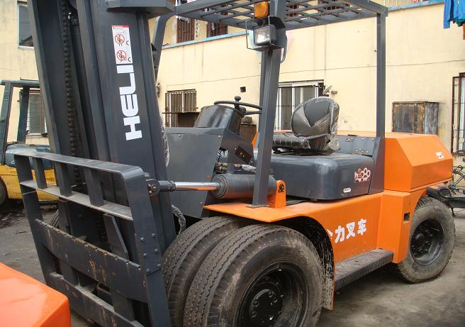 转让二手合力2008年柴油叉车 CPCD80