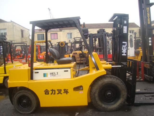 上海准然商贸有限公司 二手集装叉车 价格 上海二手叉车 合力苏州新老式5吨叉车