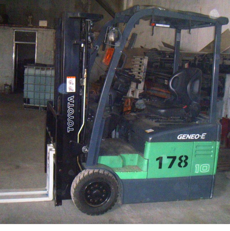 丰田三支点电动叉车（178#） 7FBE10自由柱