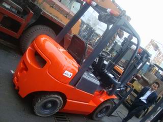 二手TCM3吨蓄电池平衡重式叉车 TCM3吨