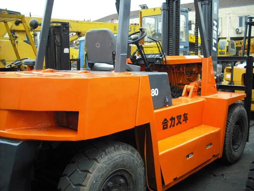 二手杭州8吨叉车08年出厂东方红4105发动机 CPCD60