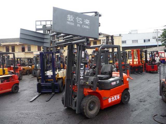 二手软包夹/直抱夹/棉花抱夹车|棉花夹包车/废纸抱 1-5吨多型号