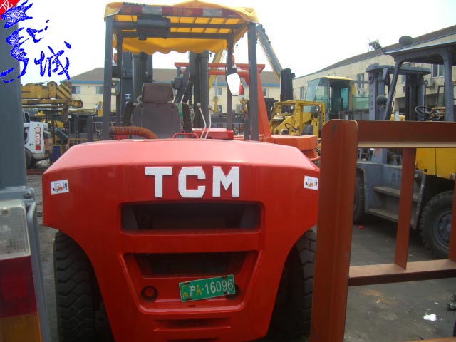 供应4.5吨使用2300小时原版漆三菱人下行高位三向堆垛叉车送货上门 4.5吨