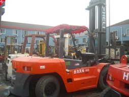供应原装3.5吨使用5300小时梯西安姆手动堆高叉车送货上门 3.5吨