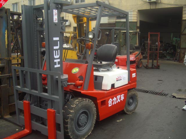 供应原装3.5吨使用5300小时梯西安姆手动堆高叉车送货上门 3.5吨