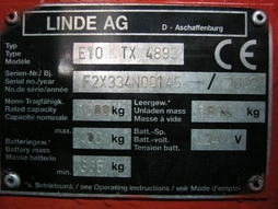 林德E10电瓶叉车SH119 E10
