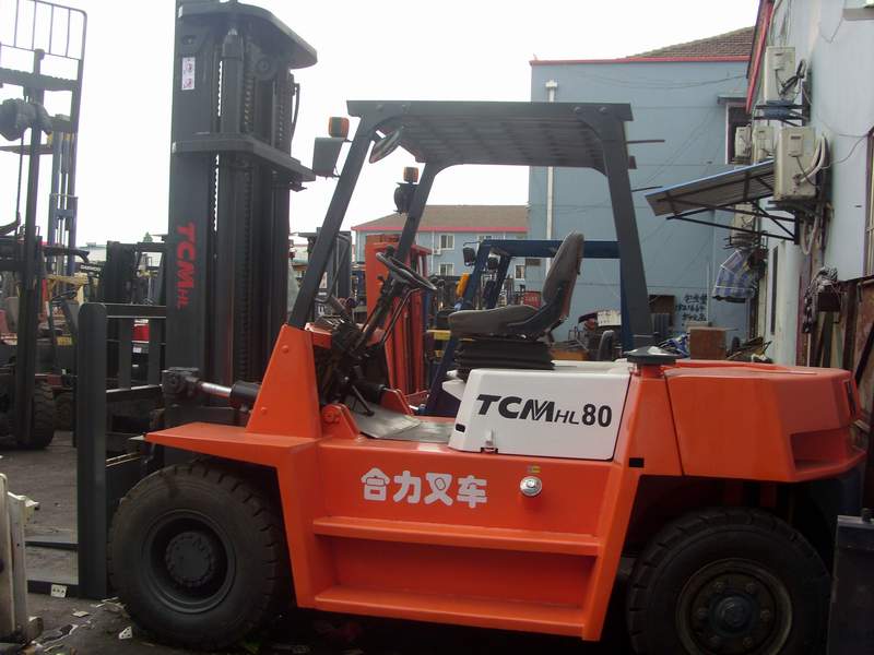 苏州二手仓储货架批发|二手叉车特价销售|免费送货 多型号 1-15吨二手柴油叉车，2006~2009年生产，车况7-9成新