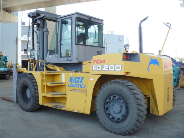 F.uchiyama提供日本原装20吨TCM柴油叉车 FD200-2-8A805094