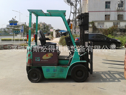 深圳二手叉车 三菱1.5吨升3米的电瓶叉车 FB15
