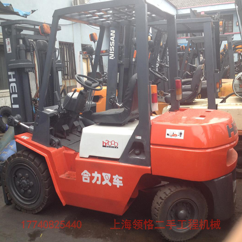 二手杭州3吨原装漆内燃叉车二手3吨抱夹,电动叉车 H2000