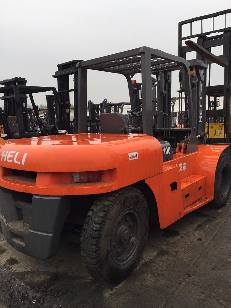 10吨合力叉车降价销售  二手叉车价格表 CPCD10