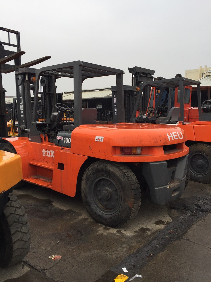 诚意转让超好二手杭州R100叉车九成新十吨叉车出售送货上门 R100