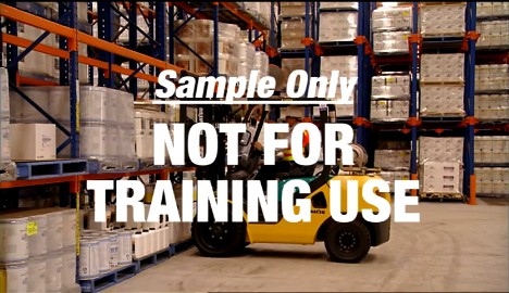 北美小松叉车安全操作演示视频