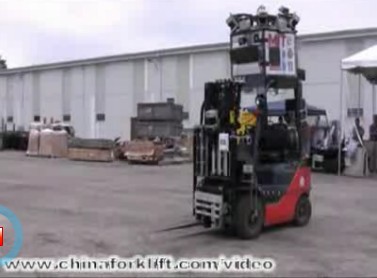 丰田8系列叉车改装无人驾驶之一