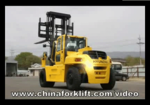 现代大吨位叉车