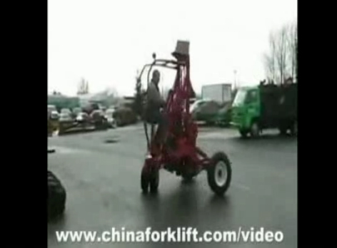 美国斯匹德叉车演示