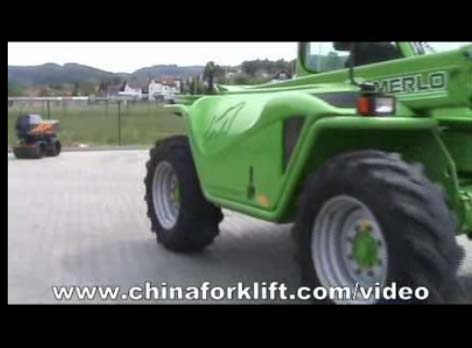 意大利默罗Merlo伸缩臂叉车P34-10演示