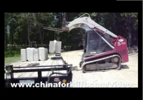 混凝土砌块卸载