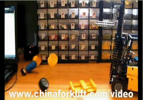 Lego迷你玩具叉车