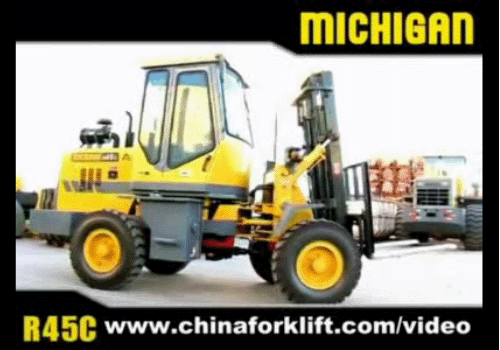 Michgan重型越野叉车