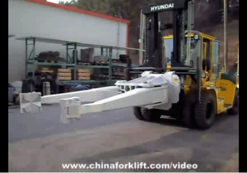 现代 Folex160型长臂夹叉车-在炼钢厂的应用