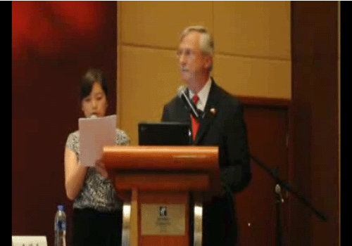 美国ITA秘书长比尔.蒙特勒在2011 CITA年会上发言