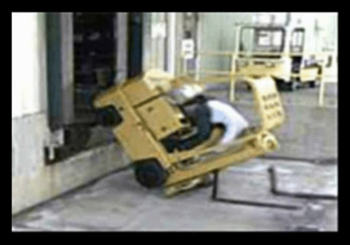 全球叉车事故的视频