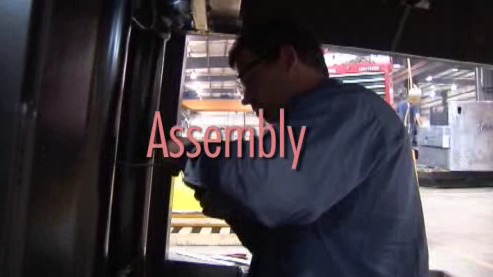 Rico叉车装配车间