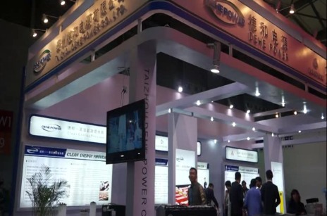 德和电源在2012CeMat展会现场