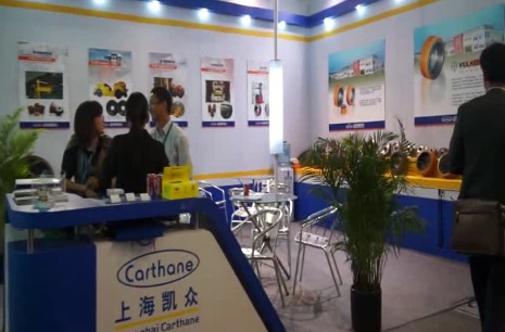 上海凯众在2012CeMat展会现场